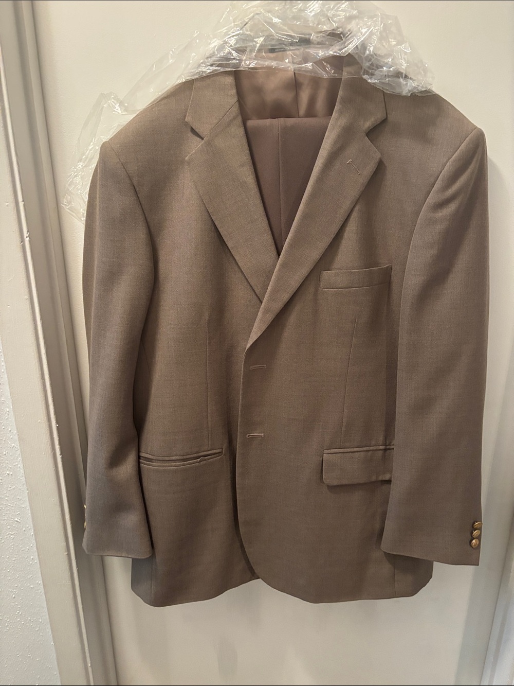 Classic Men's Brown Blazer - Tailored Single-Breasted Jacket